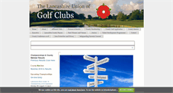 Desktop Screenshot of lancashiregolf.org